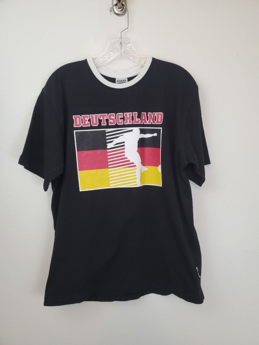 Deutschland football soccer vintage graphic t-shirt
